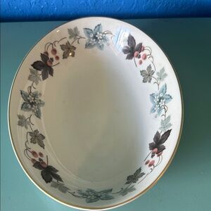 Royal Doulton Camelot Serving Dish Elegant Floral Porcelain Bowl